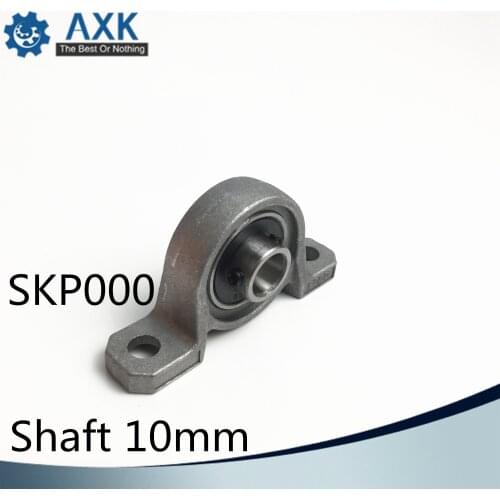 SKP000 Bearing Shaft 10mm ( 1 Pc ) SSKP000 Stainless Steel Pillow Block S KP000 10 mm BearingsAB