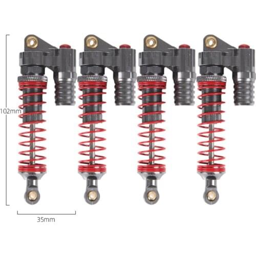 Full Metal Hydraulic Shock Absorber for 1/10 RC Crawler Car DIY Modification Upgrade Accessories