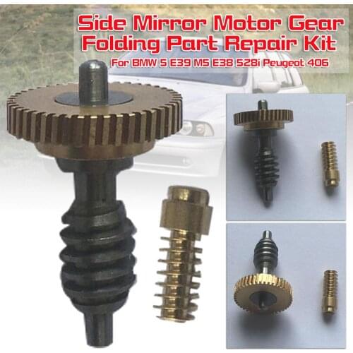Practical For BMW 5 E39 M5 E38 528i Peugeot 406 Side Mirror Motor Gear Folding Part Repair Kit For 406 Coupe Break 1995-2004