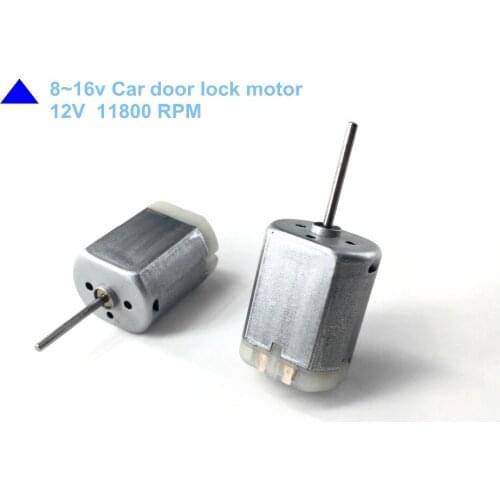 10PCS FC-280SC-20150 8V-16v Car denso motor car door lock motor 12v 11800 RPM long shaft 22MM