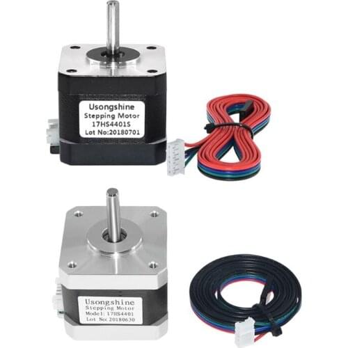 17HS4401 4-lead Nema 17 42BYGH 1.5A 40mm Stepper Motor 42 motor with 1m DuPont line for CNC XYZ 3D Printer