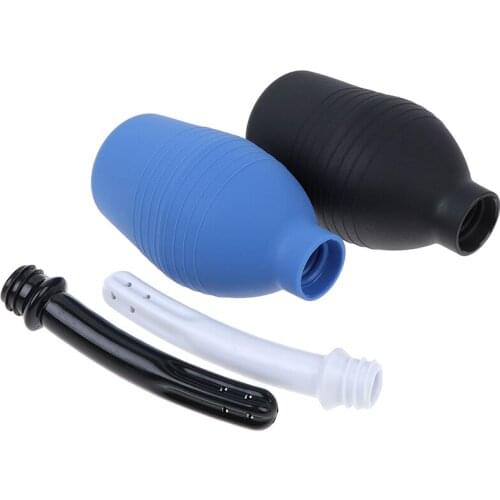 2 Types Anal Vagina Cleaner Enema Cleaning Container Cleaner Douche Enema Bulb Medical Rubber Health Hygiene Tool Women Men