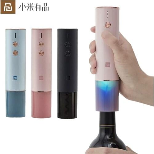 Youpin Huohou Automatic Red Wine Bottle Opener Beer Lid Opener Electric Corkscrew Cork Out Tool Kitchen Opening Tools for Bar