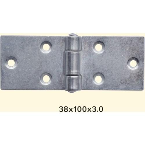 Freeshipping 38*100*3mm Iron Metal Hinge Sewing Machine Folding Table Furniture Flip Tray Hinges Big Door Hinges