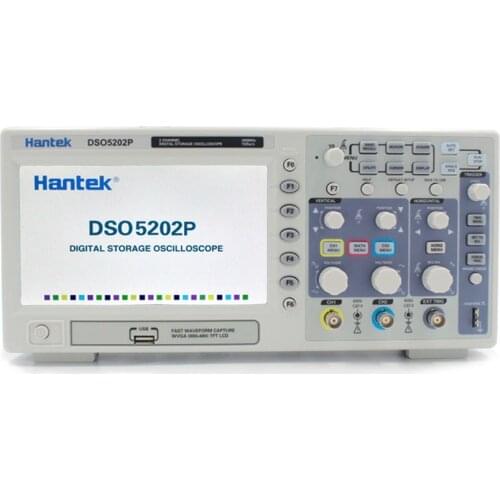DSO5202P DSO5072P 200MHz 2 CH 1GSa/s 7'' TFT LCD Digital Storage Handheld Oscilloscope Multimeter 2 In 1 Oscilloscope Fast Ship