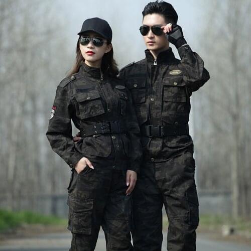 Winter Military Camouflage Uniform Men Tactical Combat Shirt Hunting Clothes Female Army Airsoft Cotton Suit Fishing Cargo Pants