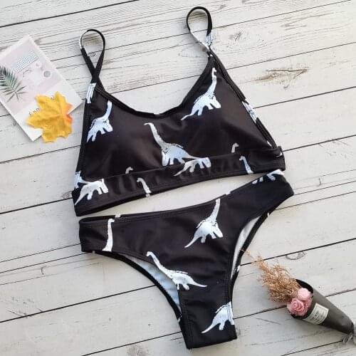 Printed Bikini Set Sexy Swimwear Women Push Up Padded Biquini Bathers Bandage Bathing Suit Swimsuit Bikini viquinis mujer 2021