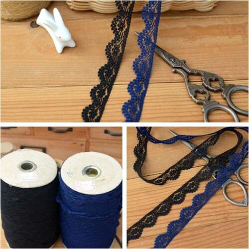 Hot sale Lace Accessories Black Blue Lace Lace Wide 1.3cm H1302