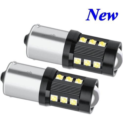 2PCS 1156 BA15s 7506 P21W R10W R5W Super Bright LED Car Tail Brake Lamp Turn Signal Auto Rear Reverse Bulb Daytime Running Light