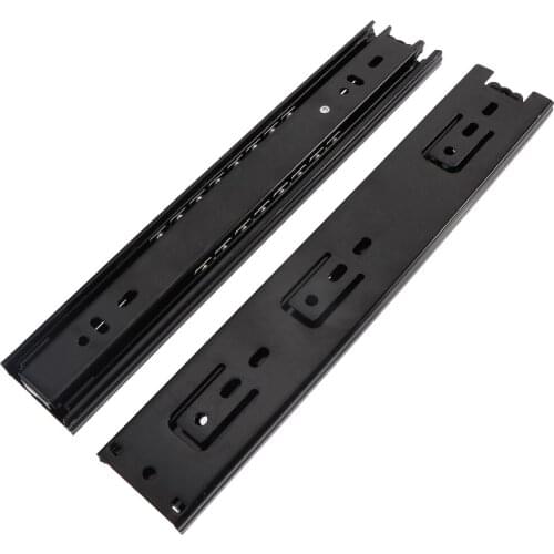 45kg Load Drawer Slide Rail 45mm Full Extension Ball Bearing Three-Section Cabinet Slides Furniture Hardware