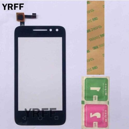 Touch Screen Panel For Alcatel U3 3G 4049D 4049 ot4049 Touch Screen Digitizer Sensor Outer Glass Lens Panel 3M Glue Wipes