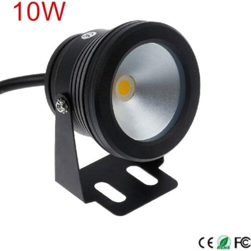 10W DC12V Warm White Cool White LED Underwater Light Pond Pool Fountain Light Spot Lamp 1000lm IP67 Waterproof + 3year Warranty