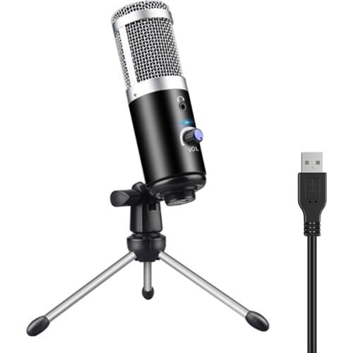 Professional USB Condenser Microphone for Youtube Podcast Recording Instrument