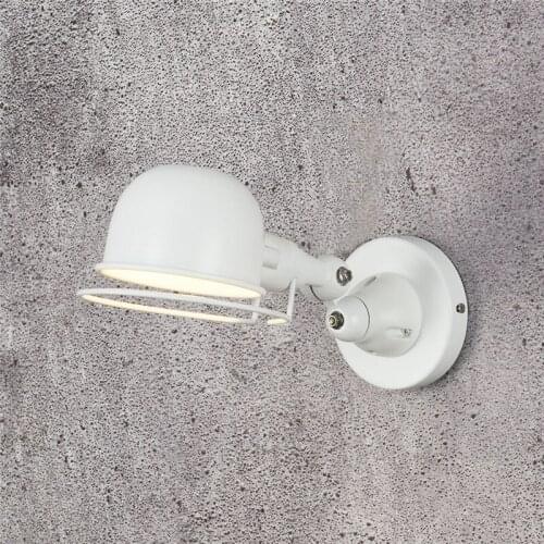 Simple Loft Style LED Wall Sconce Lamps Iron Rotating Robot Arm Vintage Wall Light Fixtures Indoor Lighting Lampara Pared