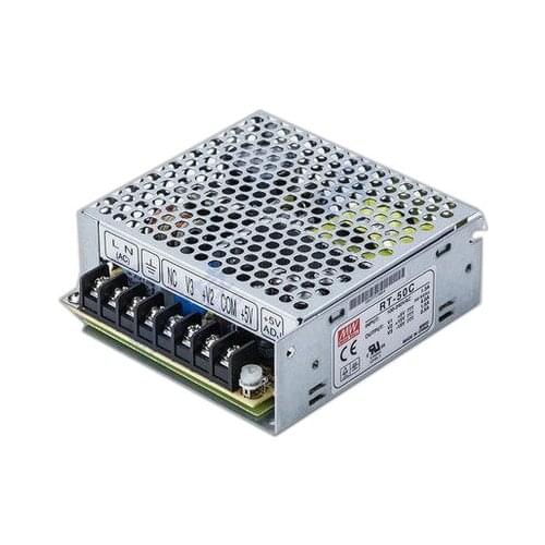 RT-50 Genuine Mean Well MW RT-50A/B/C/D 50W Triple Output Switching Power Supply 5V 12V 24V