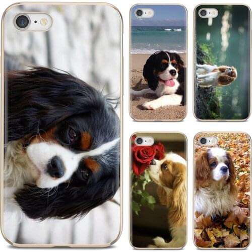 Cavalier King Spaniel dog puppies For Samsung Galaxy Note 3 4 5 8 9 S3 S4 S5 Mini S6 S7 Edge S8 S9 S10 Plus Silicone Skin Cover