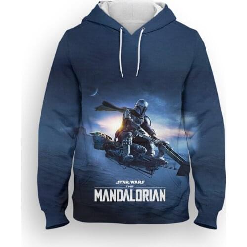 Mandalorian Hoodies Mens clothes 3D Print New Cool Boy Girl Kids Oversized hooded sweatshirts Autumn Women Oversized Pullover