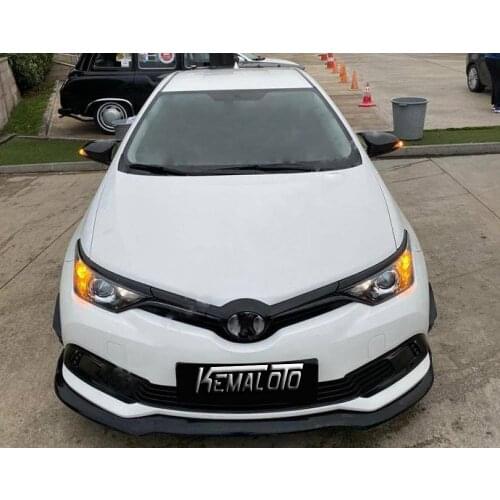 OEM For Toyota Avensis 2009 / 2018 batman bat mirror cover right left 2 piece piano black mirror cover accessories