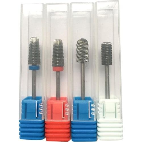 Carbide Nail Drill Bits Milling Cutter For Manicure Remove Acylics & Gel Milling Cutter Nails Accessories Tools