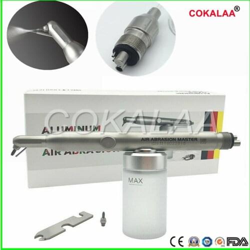 Top quality Dental Air Polisher Abrasion Microetcher New Type Sandblasting Sandblaster 4hole Connector Water Coiling System
