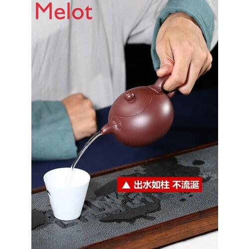 Yixing Famous Teapot Handmade Kung Fu Teapot Tea Set Teapot Ruyi Xi Shi Pot