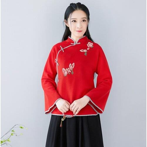 Winter autumn jacket for woman 2018 Chinese style sleeveless female ladies elegant clothing kimono jacket women 2018 AA4329