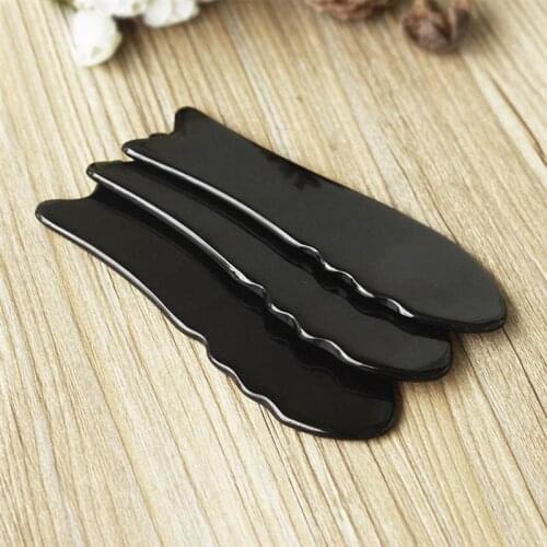 Horn Gua Sha Scraping Massage Tool Fish Shaped Body Massager Guasha Board Face Body Arm SPA Acupoint Scraper Beauty Massage Tool