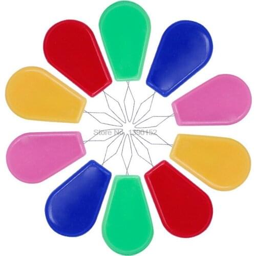 500bag 10/20PCS Sewing Stitch Bow Wire Needle Threader Insertion Household Tool Colorful Hand Craft Plastic Sewing Machines