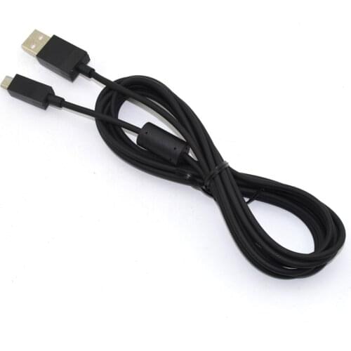100pcs wholesale 2.75m Power Charging Charger Charge Cable USB Cord Lead for Xbox One