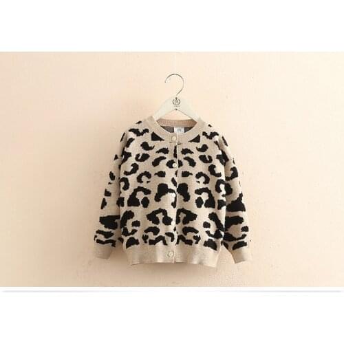 2020 baby Girl Sweater Child Winter Cartoon Pattern Sweater Cardigan Jacket Cardigan For Girl Girls Cardigan KM6