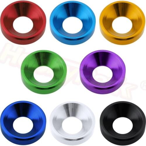 8PCS Aluminum M5 Countersunk Washer Flat Head Screws Bolts for RC Quadcopter Drone Multirotor Car Replacement Parts