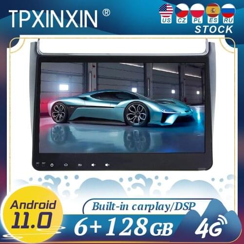 Carplay For Volkswagen POLO 2016 BIG SCREEN Android 11 Car Radio Player GPS Navigation Head Unit Multimedia Stereo WIFI DSP BT