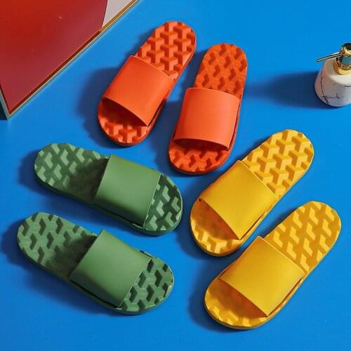 Household slippers female household indoor lovers male household slippers bath antiskid bathroom soft household slippers