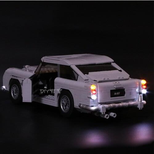 Led Light Set Compatible For 10262 21046 Aston Martin DB5 Building Blocks Bricks Car (Only LED Light, No Block Kit)