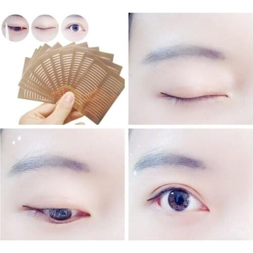 Double eyelid Sticker Eye Olive Mesh Invisible Adhesive kinesio tape for face eyeliner lift Makeup Tapes face Glue for scotch