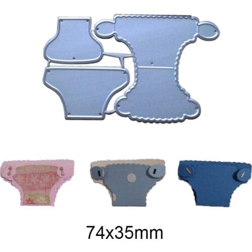New hot METAL CUTTING DIES build up baby diapers cut dies Scrapbooking paper craft card emboss knife blade punch stencils