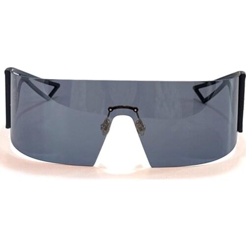 Rimless Goggles Women Men Acetate Brand Designer Blinkers Fashion Gradient Sun Glasses Shades Lens Frameless Oculos De Sol