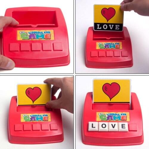 Spelling Game English Letter Alphabet Early Learning Educational Children Toy Kids Gift