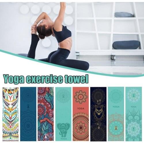Yoga Towels Fitness Towels Suede Printed Microfiber Sports Travel Quick-drying Sweat-absorbent Yoga Sports Towel