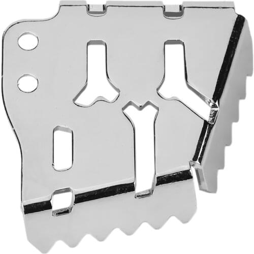 Motorcycle stainless steel Rear Brake Lever Pedal Enlarge Extension Plate Tip With pre-drilled holes for KTM 990 1190 1290