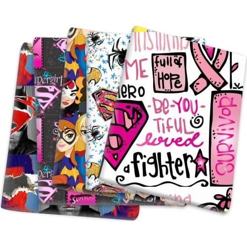 50*145cm Cartoon Printed Polyester Cotton Fabric for Tissue Sewing Quilting Fabrics Needlework Material DIY Handmade,c15569