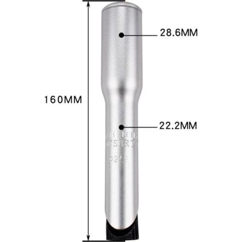 Alloy Bike Quill Extender High Strength 160mm 22.2mm 25.4mm Bicycle Stem Riser