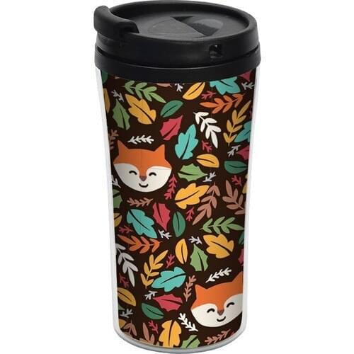 Allmug Inner-Outer Plastic Thermos-Autumn And Fox