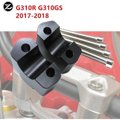 Handlebar Riser Clamp For BMW G310R G310GS 2017 2018 2019 Motorcycle Raised Handle Bar Height up Adapters Aluminum