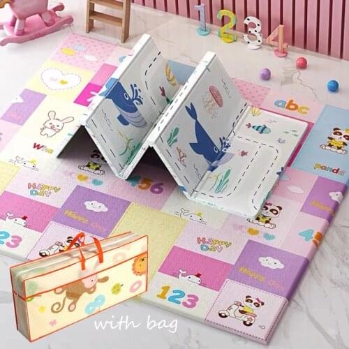 1/1.5CM Thick XPE Baby Play Mat Toys For Children Mat Kids Rug Playmat Developing Mat Baby Room Crawling Pad Baby Folding Carpet