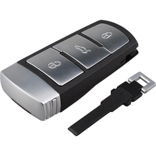 50Pcs 3Buttons Smart Remote Car Key Fob For 3C0 959 752 BA 434Mhz ID48 Chip For Passat B6 3C B7 Magotan CC Car Key @31