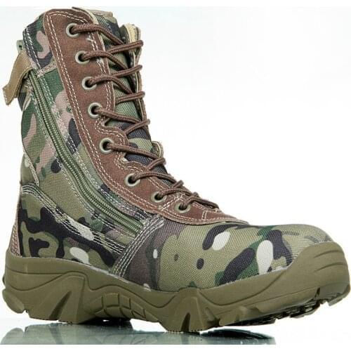 2019 New Tactical Boots Mountaineering Boots Military Boots Mens Outdoor Hiking Shoes Non-slip Shoes Climbing Mountain Shoes