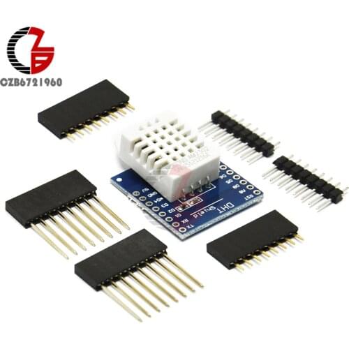 DHT22 AM2302 Wemos D1 Mini Shield Digital Temperature Transducer Module and Humidity Sensor Board DIY Kit for Wemos
