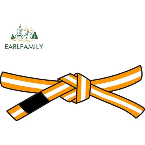 EARLFAMILY 13cm x 5cm for Jiu Jitsu Car Stickers Funny Car Assessoires Decal Refrigerator Vinyl Motorcycle Occlusion Scratch