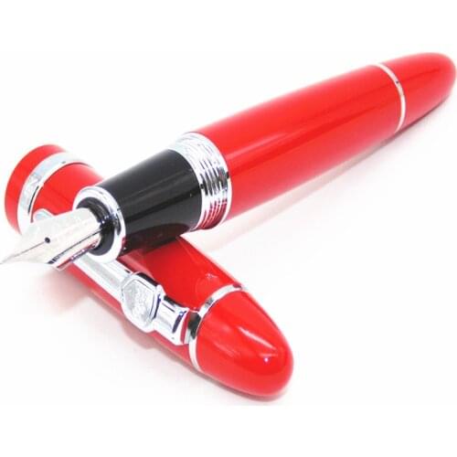 JINHAO 159 Red Business Office Medium Nib Fountain Pen New
